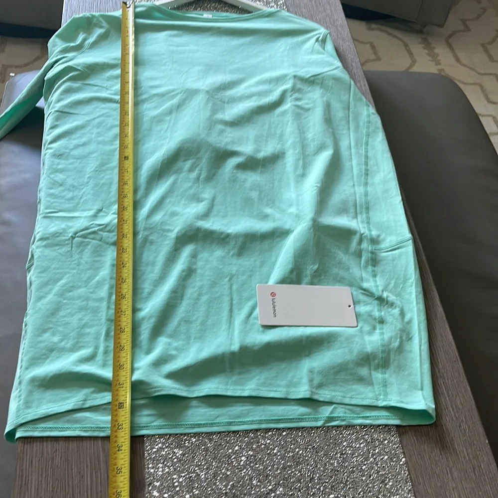 Lululemon Back in Action Long Sleeve Dress wild mint size 4 - Picture 5 of 5